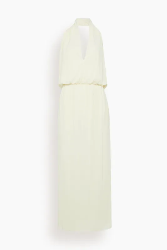 Josephine Dress in Alabaster Cream sold by Hampden Clothing