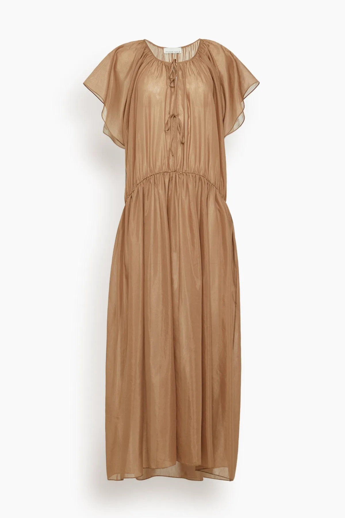 Esther Dress in Taupe sold by Hampden Clothing