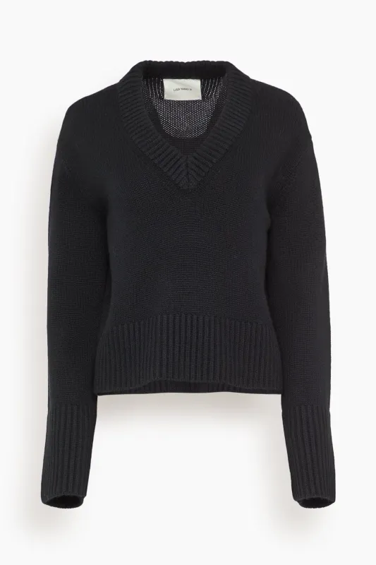 Aletta Sweater in Black sold by Hampden Clothing