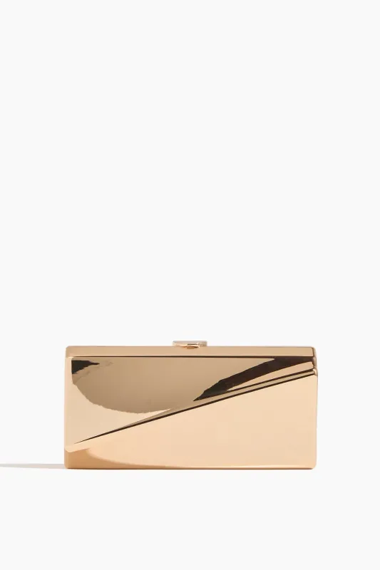 Ripple Clutch in Gold sold by Hampden Clothing