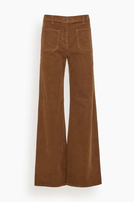 Florence Pant in Caffe sold by Hampden Clothing