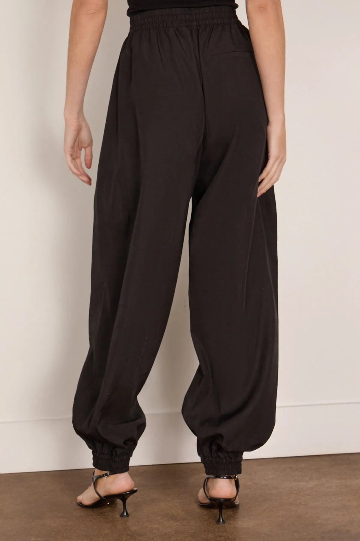 Balloon Track Pants in Black sold by Hampden Clothing product image thumbnail 4