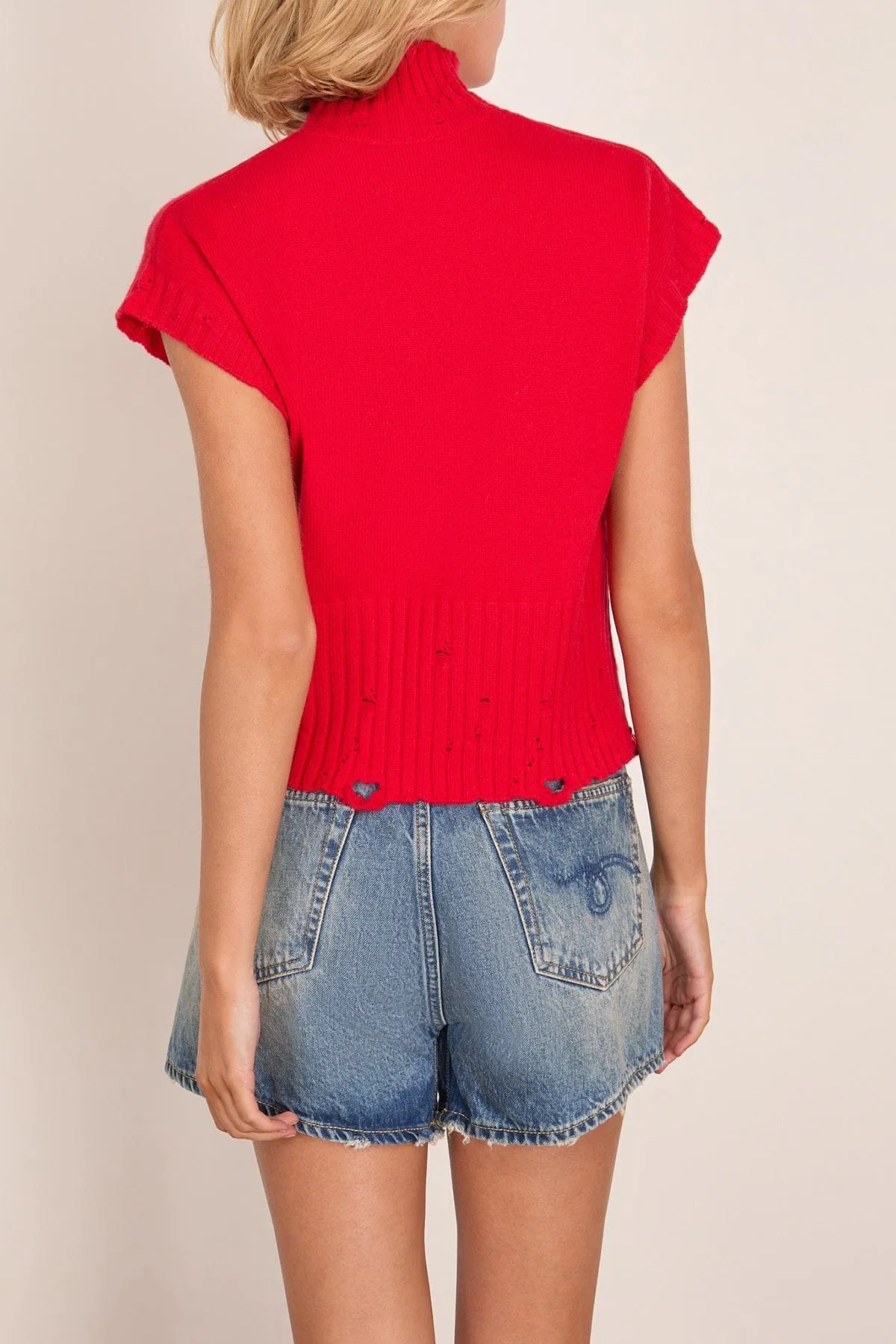 Lala Sweater in Rouge Flag sold by Hampden Clothing product image thumbnail 4