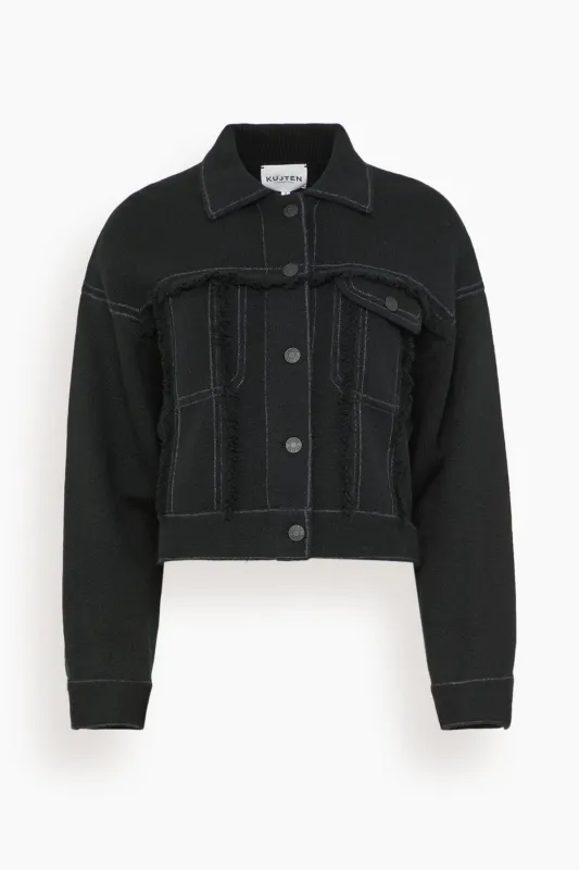 Arya Jacket in Noir sold by Hampden Clothing