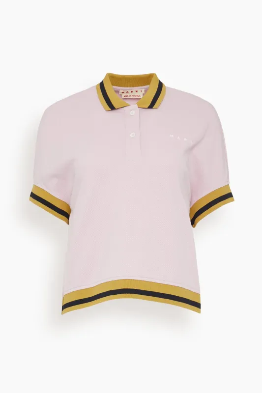 Short Sleeve Polo in Quartz sold by Hampden Clothing