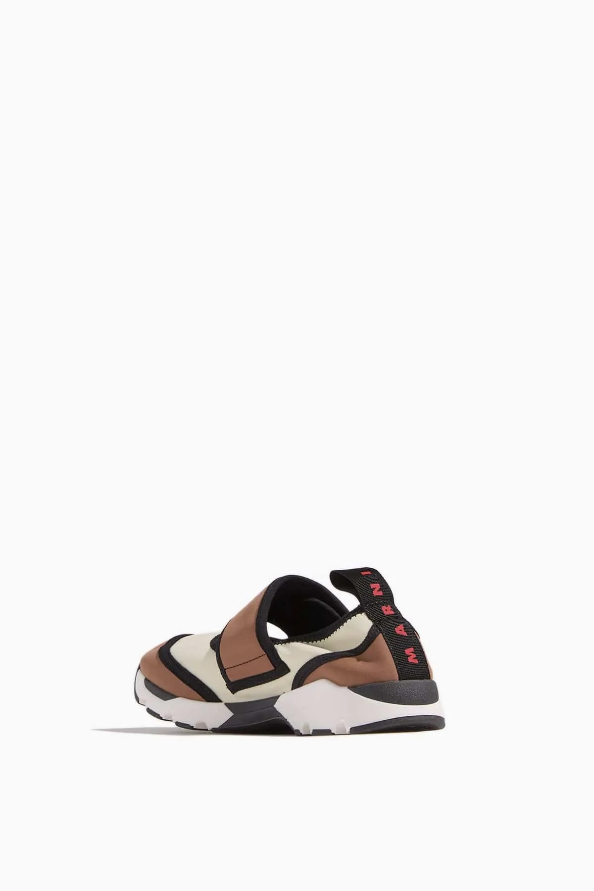 Mary Jane Running Sneaker in White/Light Brown sold by Hampden Clothing product image thumbnail 3