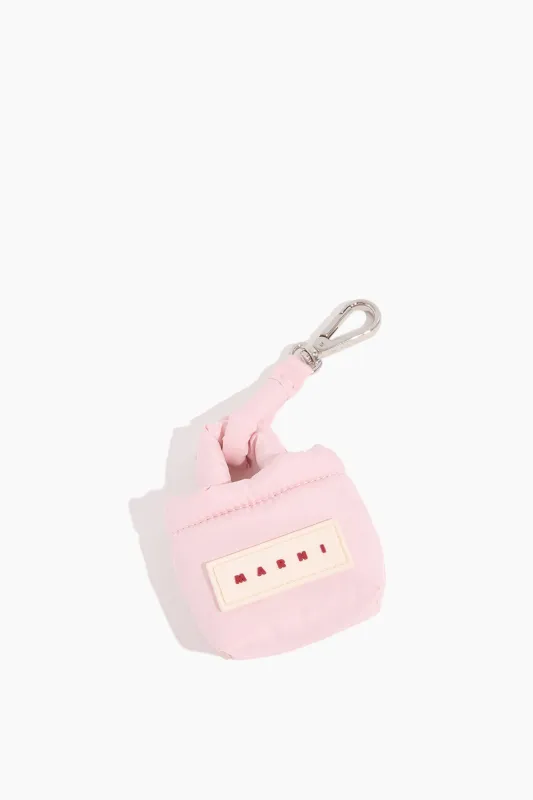 Charm Keychain in Cinder Rose sold by Hampden Clothing