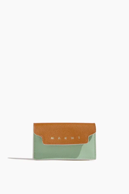 Card Case in Dijon/Linden/Lily White sold by Hampden Clothing