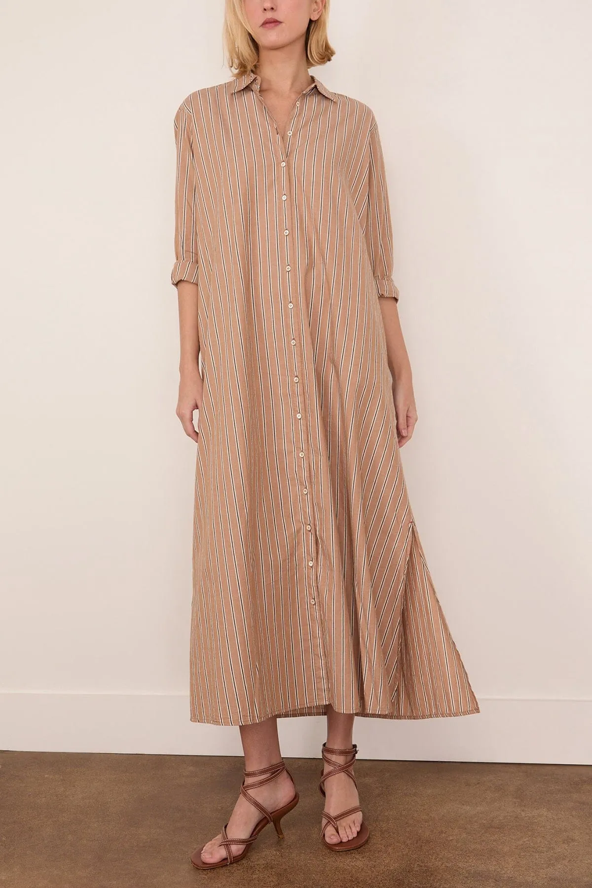 Boden Dress in Toffee Stripe sold by Hampden Clothing product image thumbnail 3