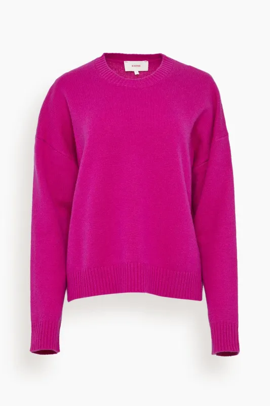 Lela Sweater in Electric Violet sold by Hampden Clothing