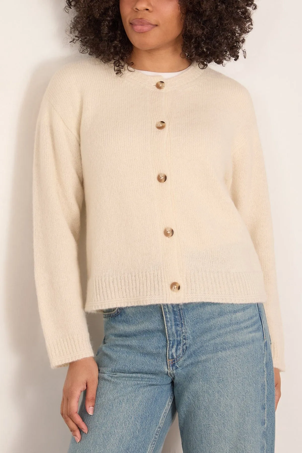 Cameron Sweater in Frost sold by Hampden Clothing product image thumbnail 3