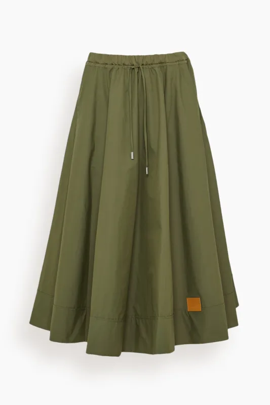 Flynn Skirt in Olive sold by Hampden Clothing