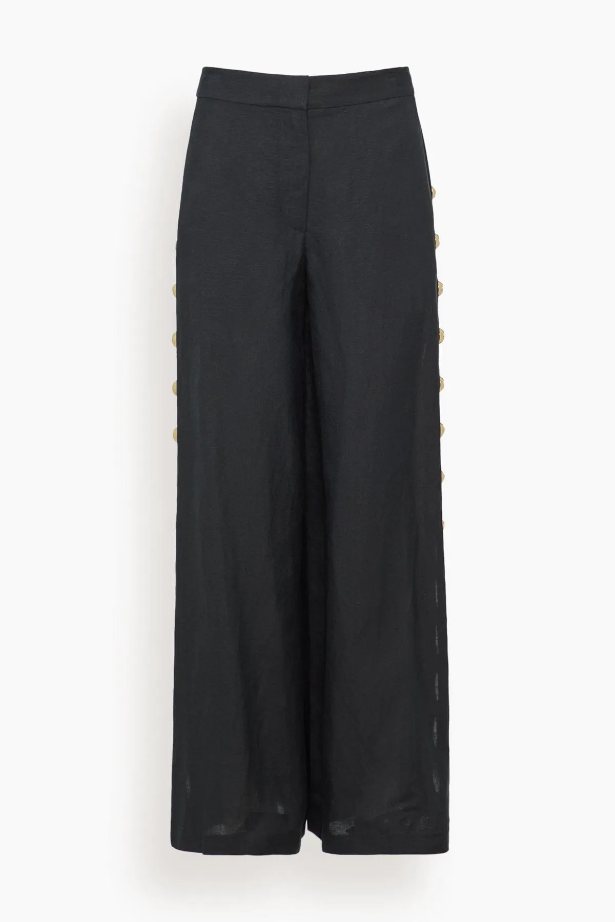 Cayman Wide Leg Pant in Black sold by Hampden Clothing