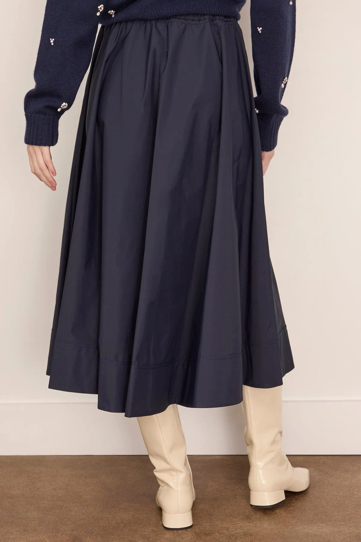 Flynn Skirt in Dark Midnight sold by Hampden Clothing product image thumbnail 4