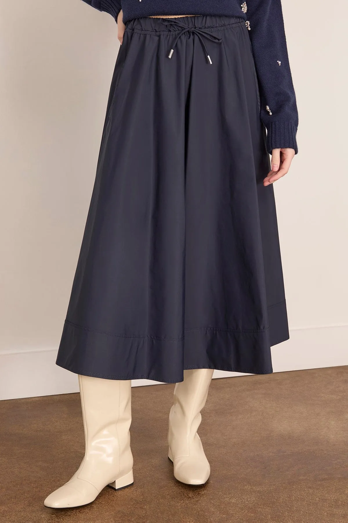 Flynn Skirt in Dark Midnight sold by Hampden Clothing product image thumbnail 3