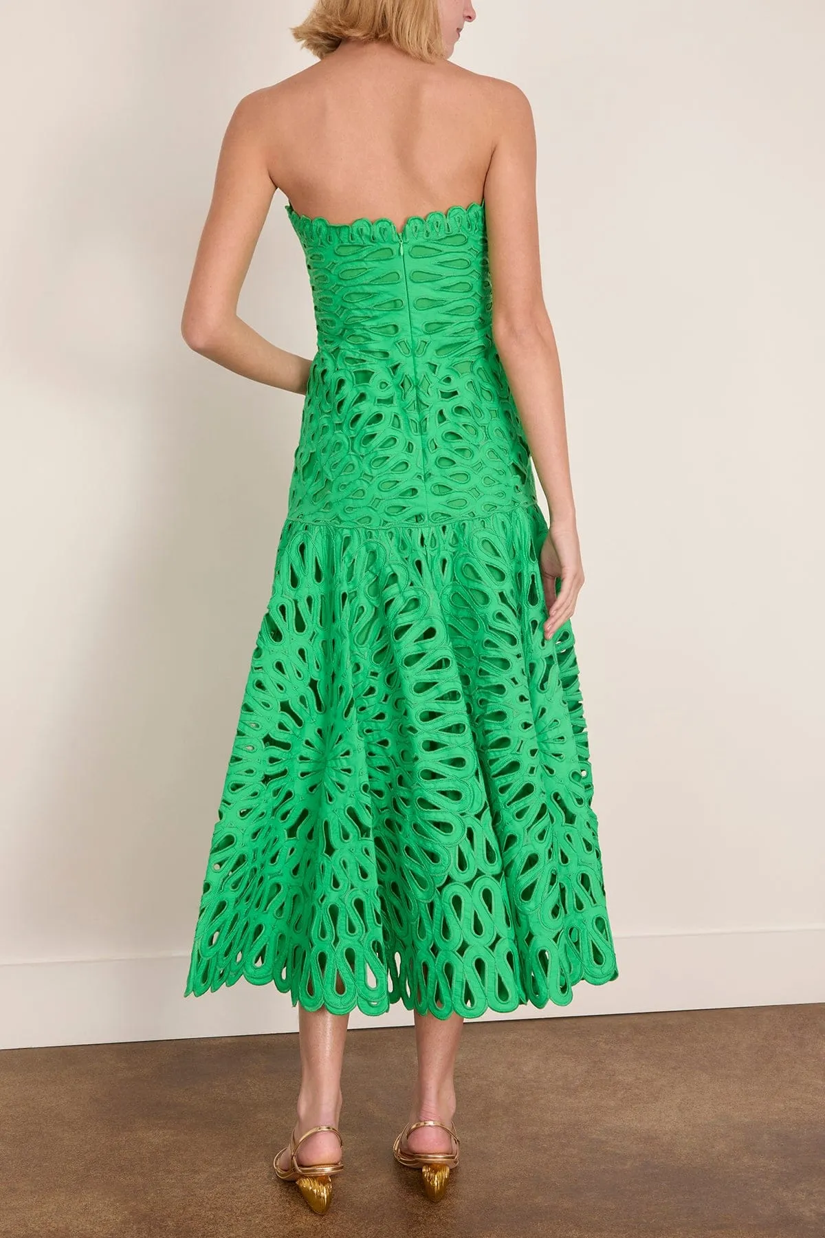 Florence Midi Dress in Parakeet sold by Hampden Clothing product image thumbnail 4