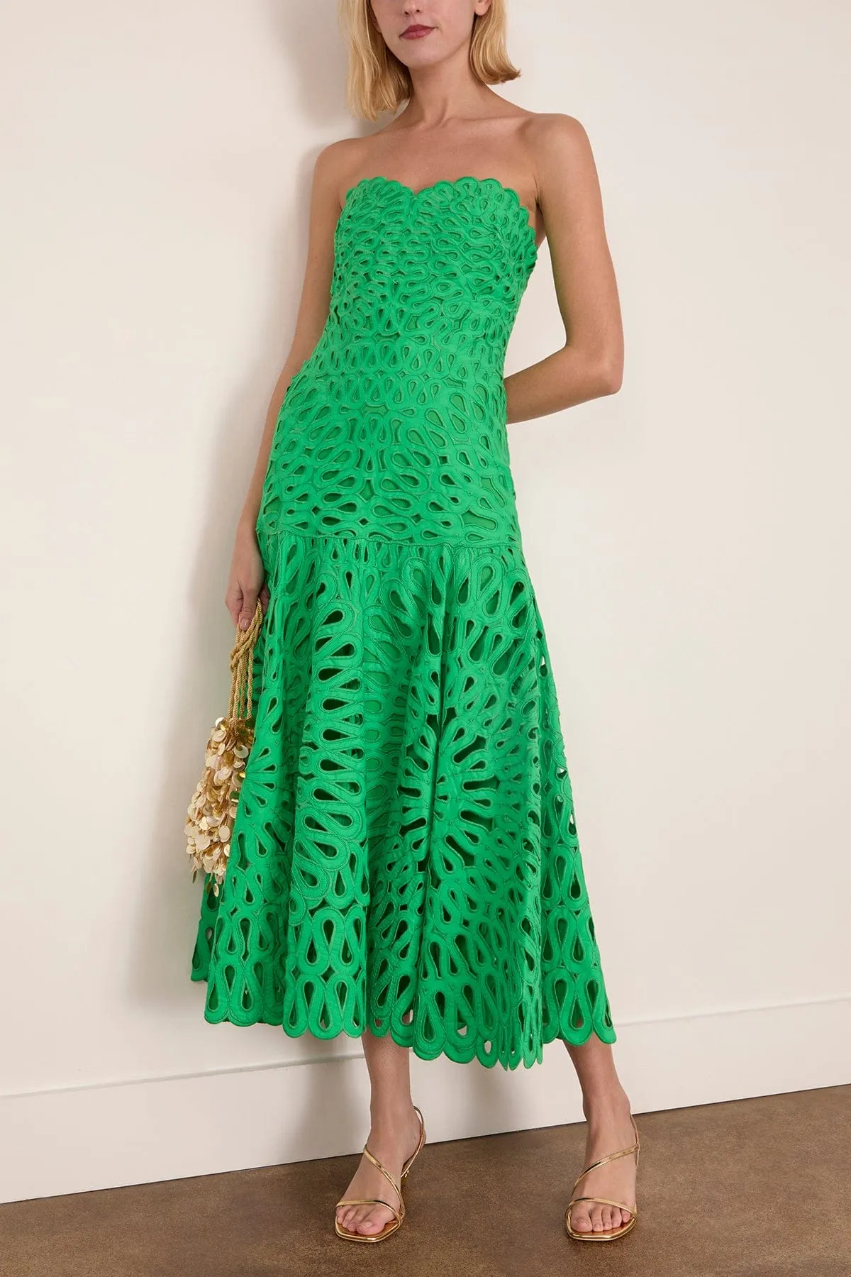 Florence Midi Dress in Parakeet sold by Hampden Clothing product image thumbnail 2