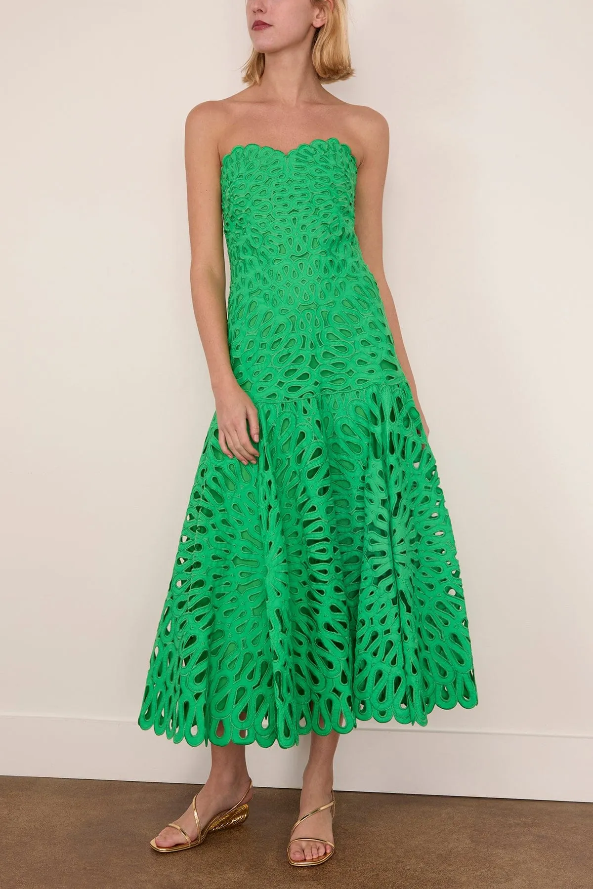 Florence Midi Dress in Parakeet sold by Hampden Clothing product image thumbnail 3