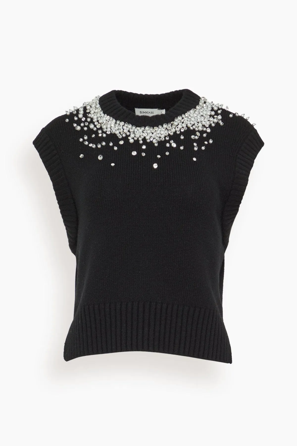 Candra Vest in Black sold by Hampden Clothing