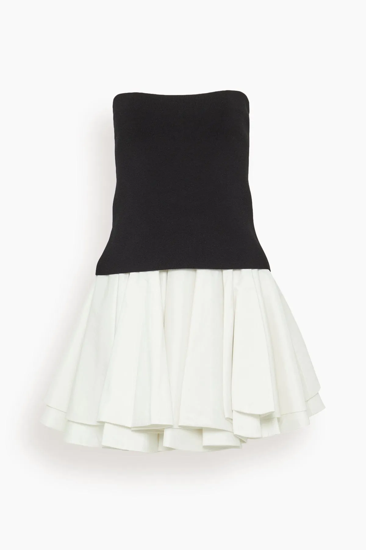 Isabelle Strapless Mini Dress in Black Multi sold by Hampden Clothing