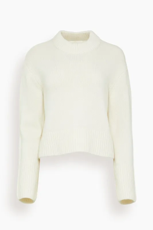 Sony Sweater in Cream sold by Hampden Clothing