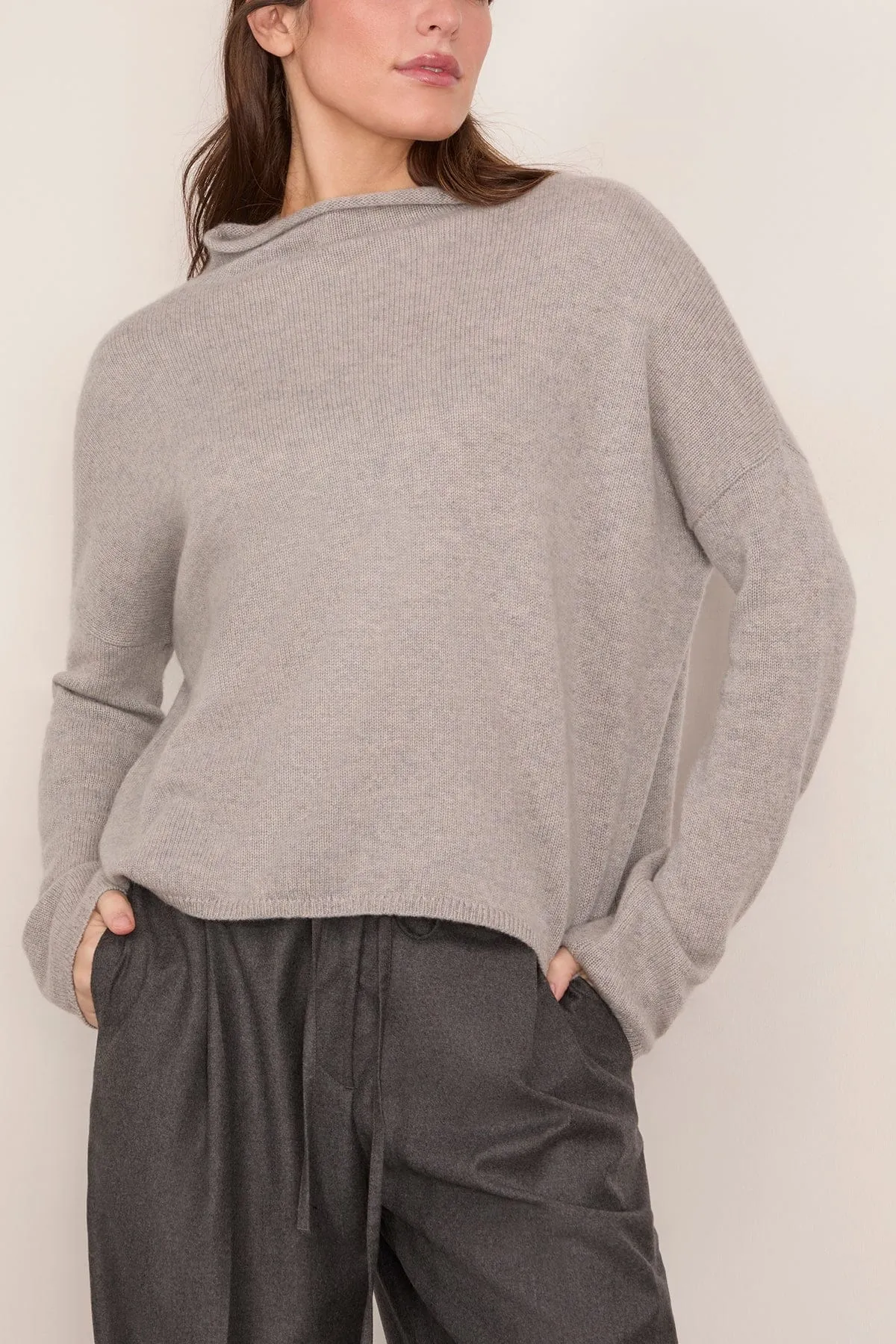Sandy Sweater in Dove Grey sold by Hampden Clothing product image thumbnail 3