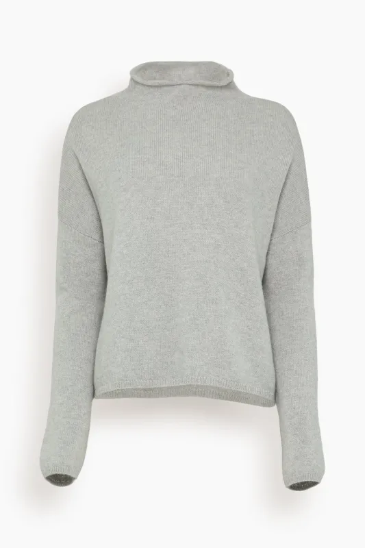 Sandy Sweater in Dove Grey sold by Hampden Clothing