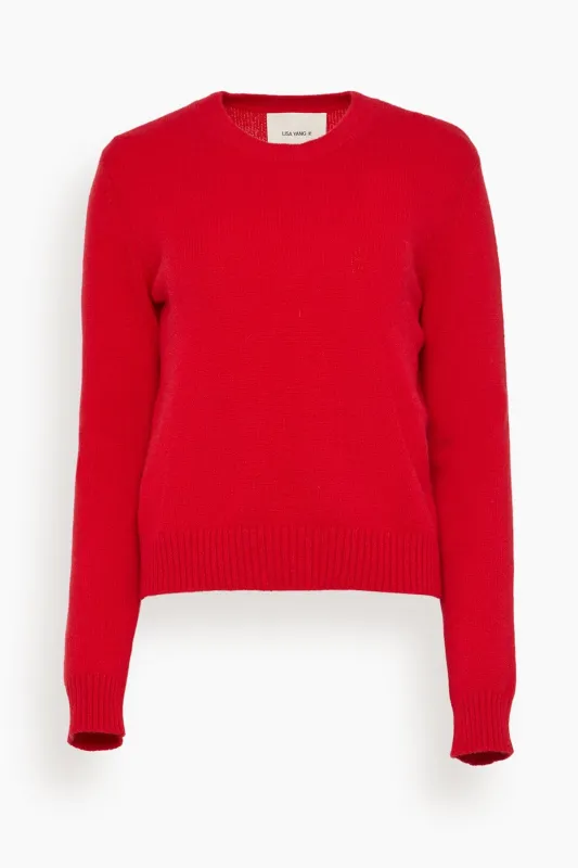 Mable Sweater in Goji Berry sold by Hampden Clothing