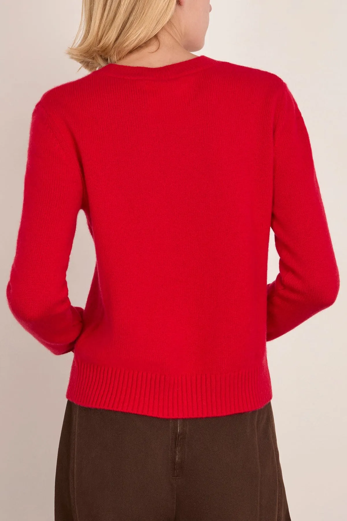 Mable Sweater in Goji Berry sold by Hampden Clothing product image thumbnail 4