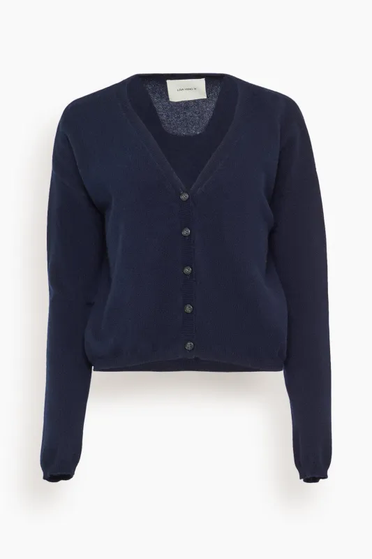 Abby Cardigan in Navy sold by Hampden Clothing