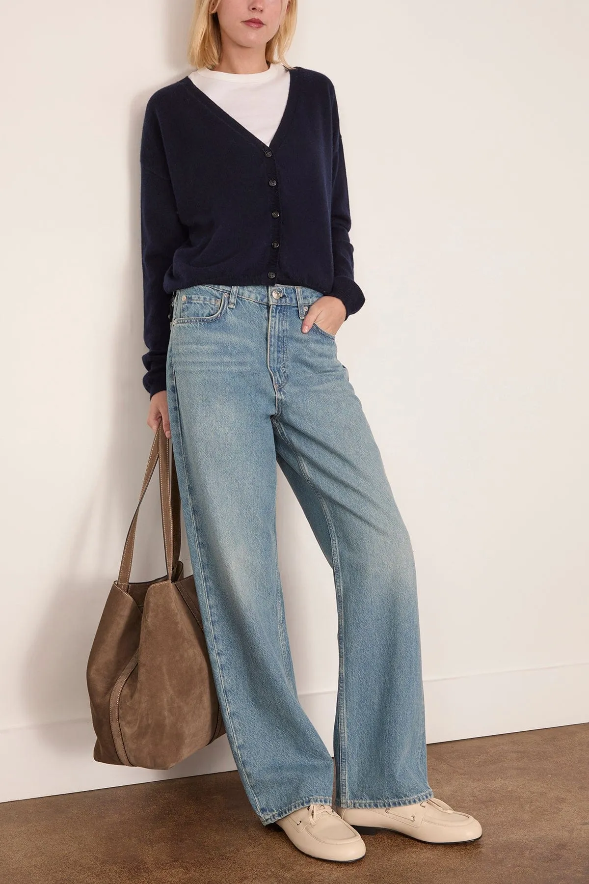 Abby Cardigan in Navy sold by Hampden Clothing product image thumbnail 2