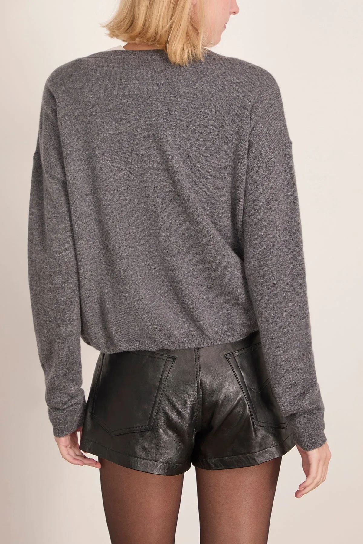 Abby Cardigan in Graphite sold by Hampden Clothing product image thumbnail 4