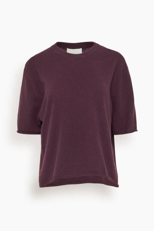Cila T-Shirt in Mahogany sold by Hampden Clothing