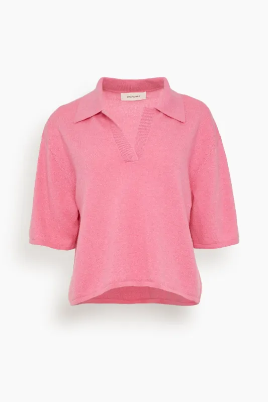 Neela T-Shirt in Sakura Pink sold by Hampden Clothing