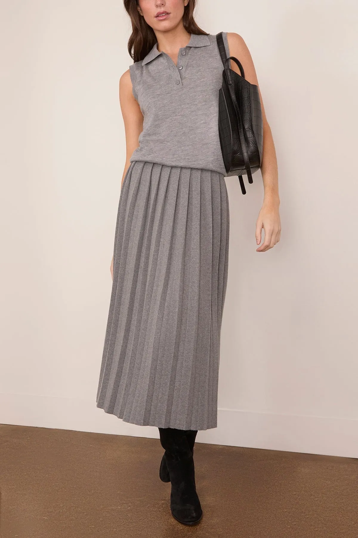 Lise Top in Dark Mist sold by Hampden Clothing product image thumbnail 2