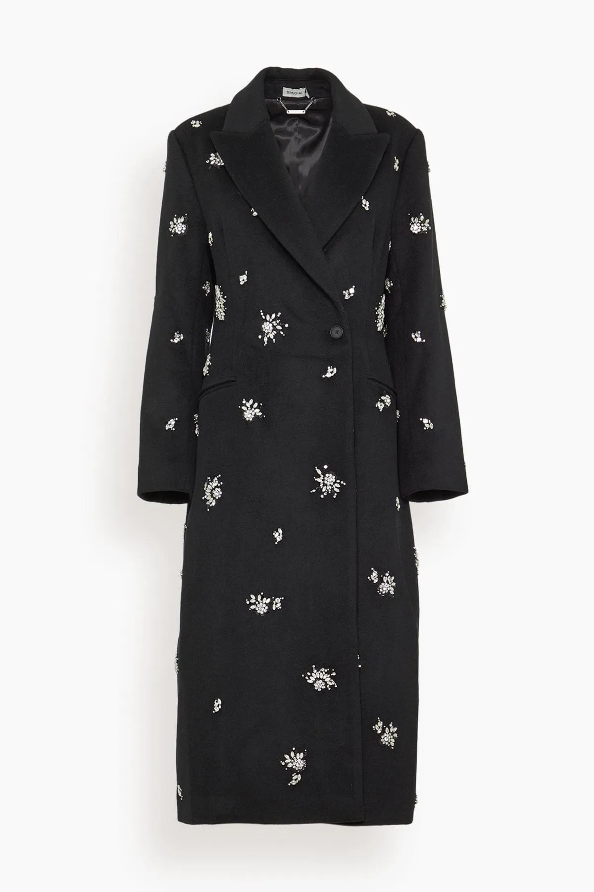 Gianni Coat in Black sold by Hampden Clothing