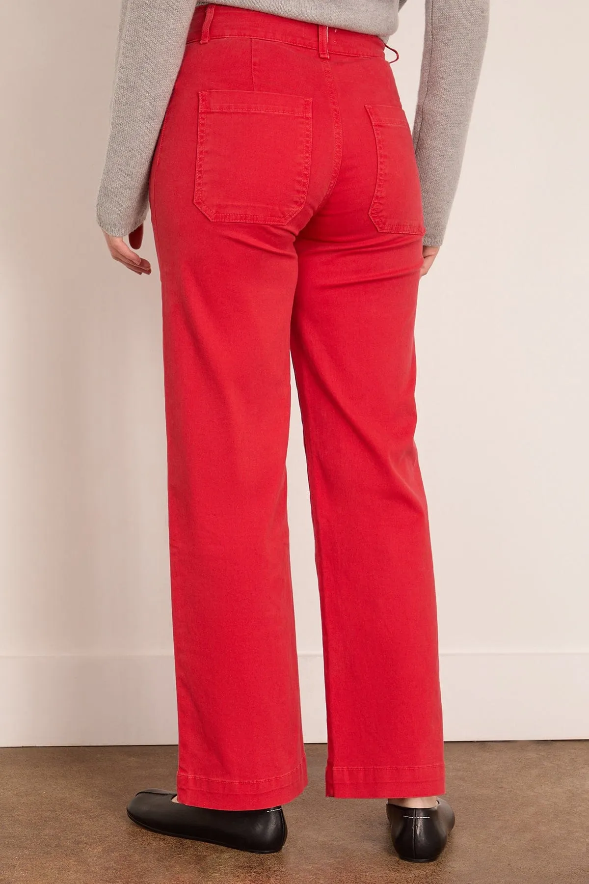 Sailor Pant in Lips Red sold by Hampden Clothing product image thumbnail 4