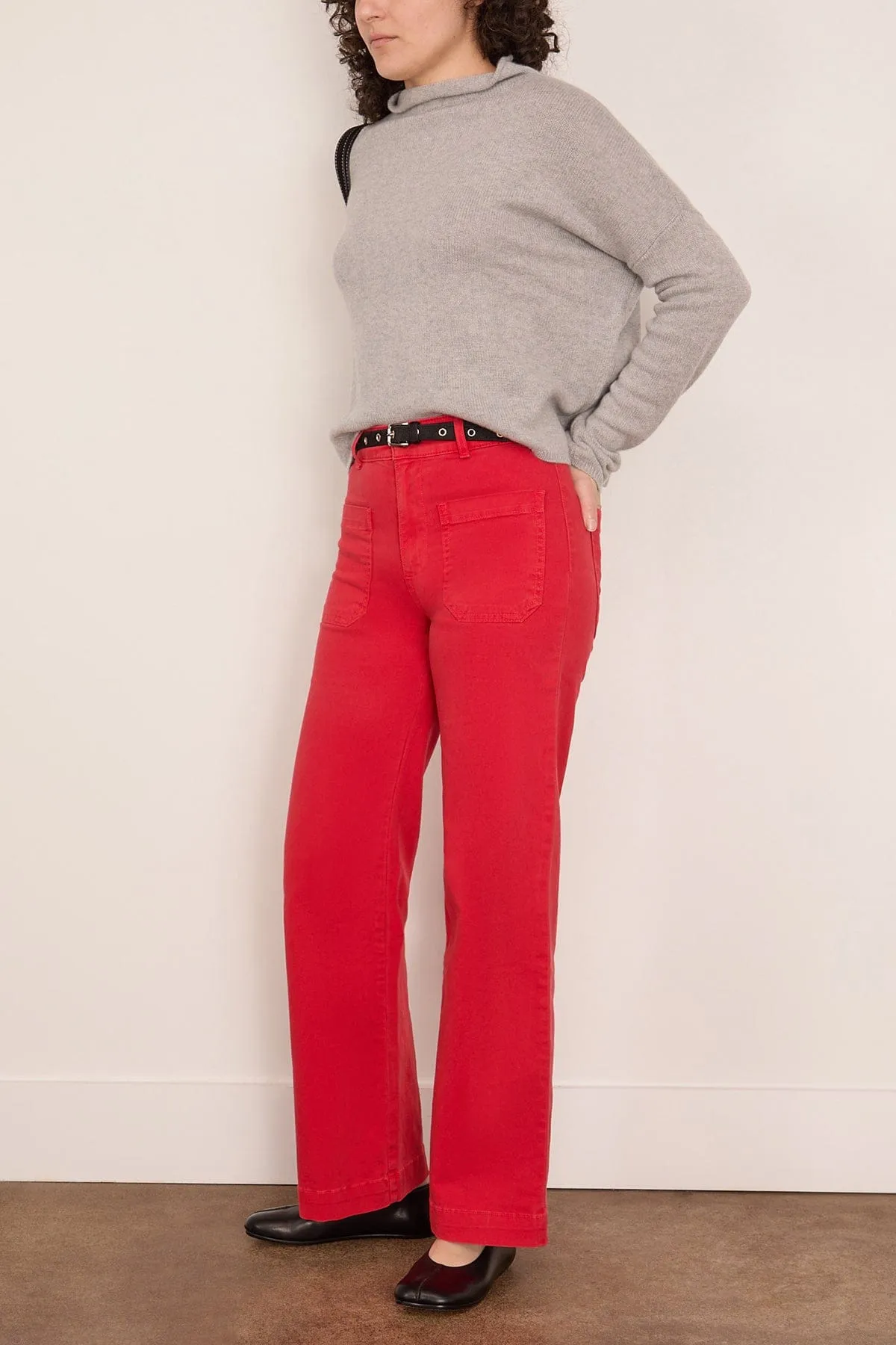 Sailor Pant in Lips Red sold by Hampden Clothing product image thumbnail 2