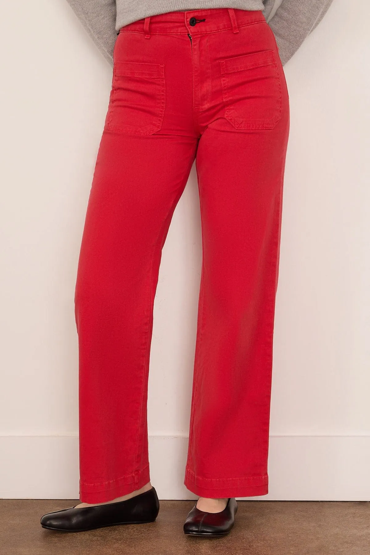Sailor Pant in Lips Red sold by Hampden Clothing product image thumbnail 3