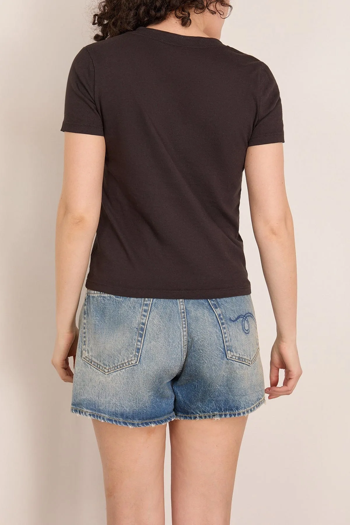 Classic Henley Tee in Stone Black sold by Hampden Clothing product image thumbnail 4