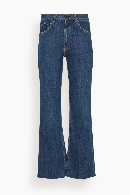 Ludlow Jean in Dark Stone sold by Hampden Clothing