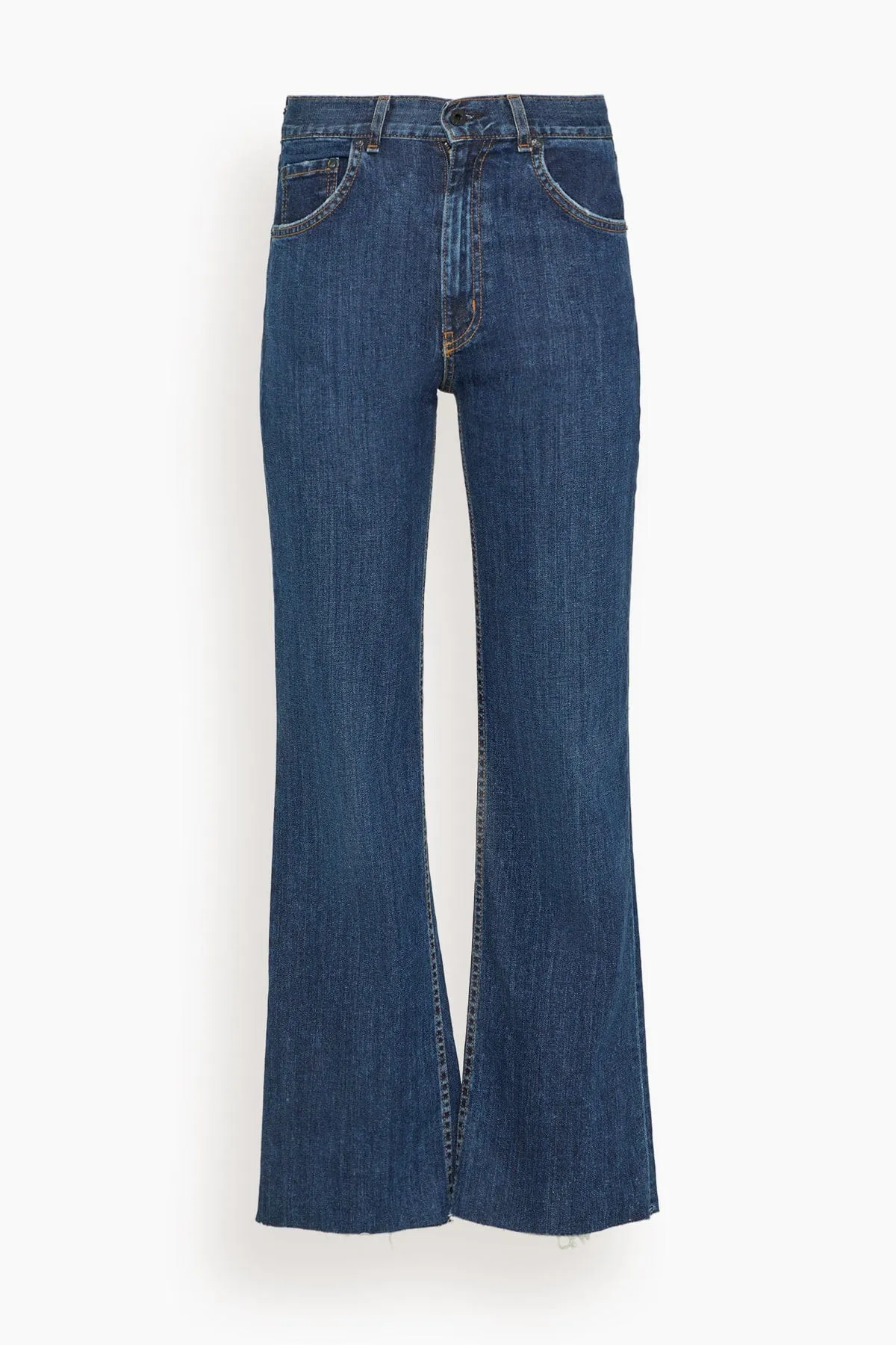 Ludlow Jean in Dark Stone sold by Hampden Clothing