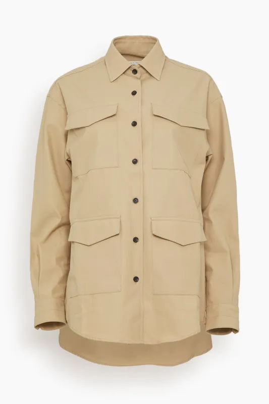 Cargo Jacket in Khaki sold by Hampden Clothing