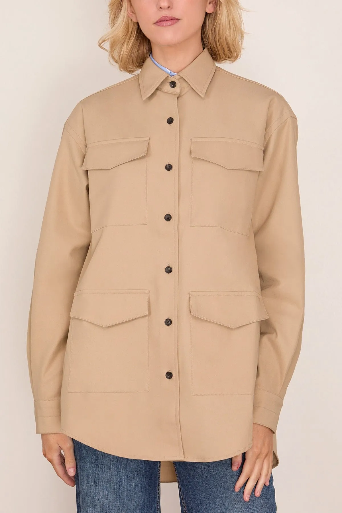Cargo Jacket in Khaki sold by Hampden Clothing product image thumbnail 3