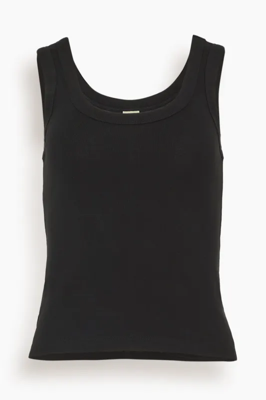 Hillie Tank in Black made by FLORE FLORE