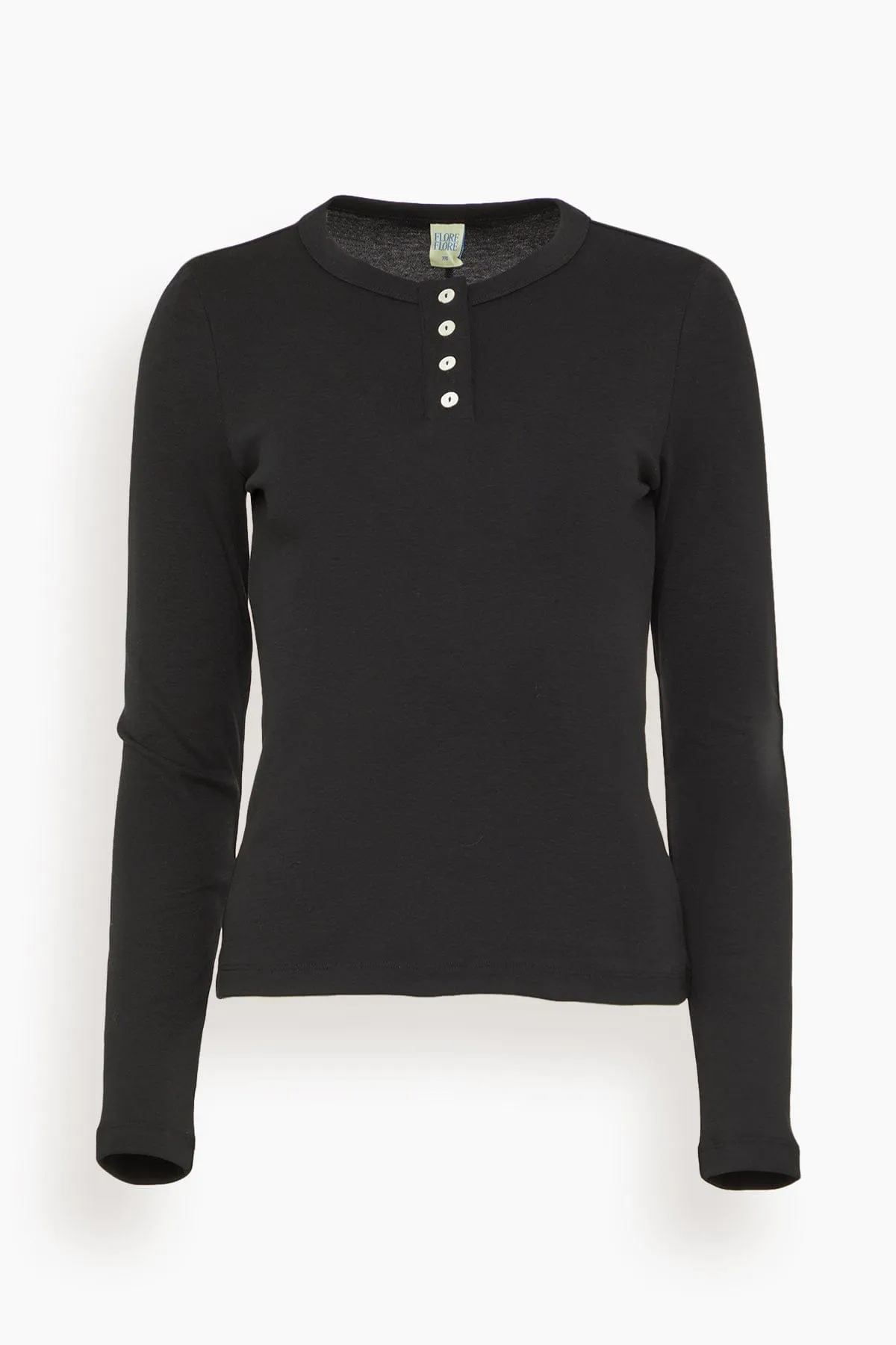 Jess Long Sleeve Top in Black sold by Hampden Clothing