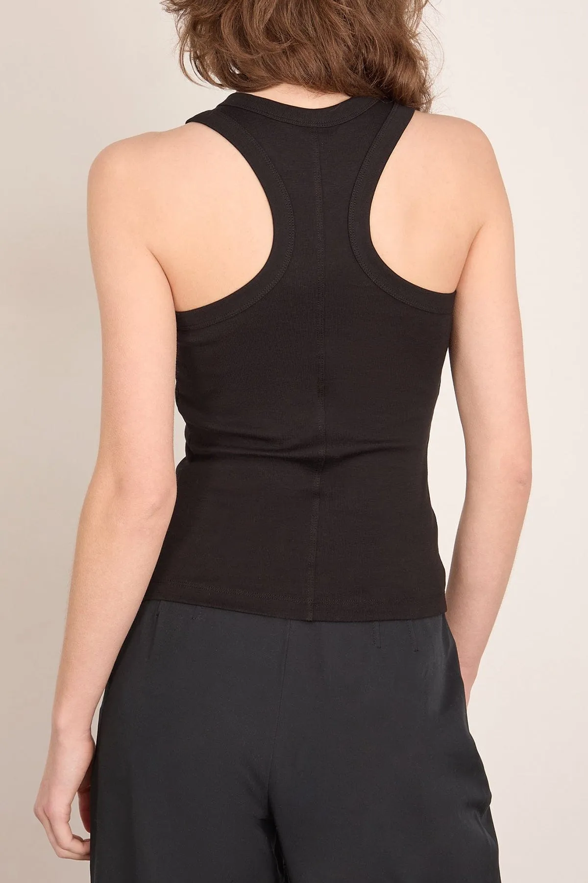 Hannah Tank in Black sold by Hampden Clothing product image thumbnail 3