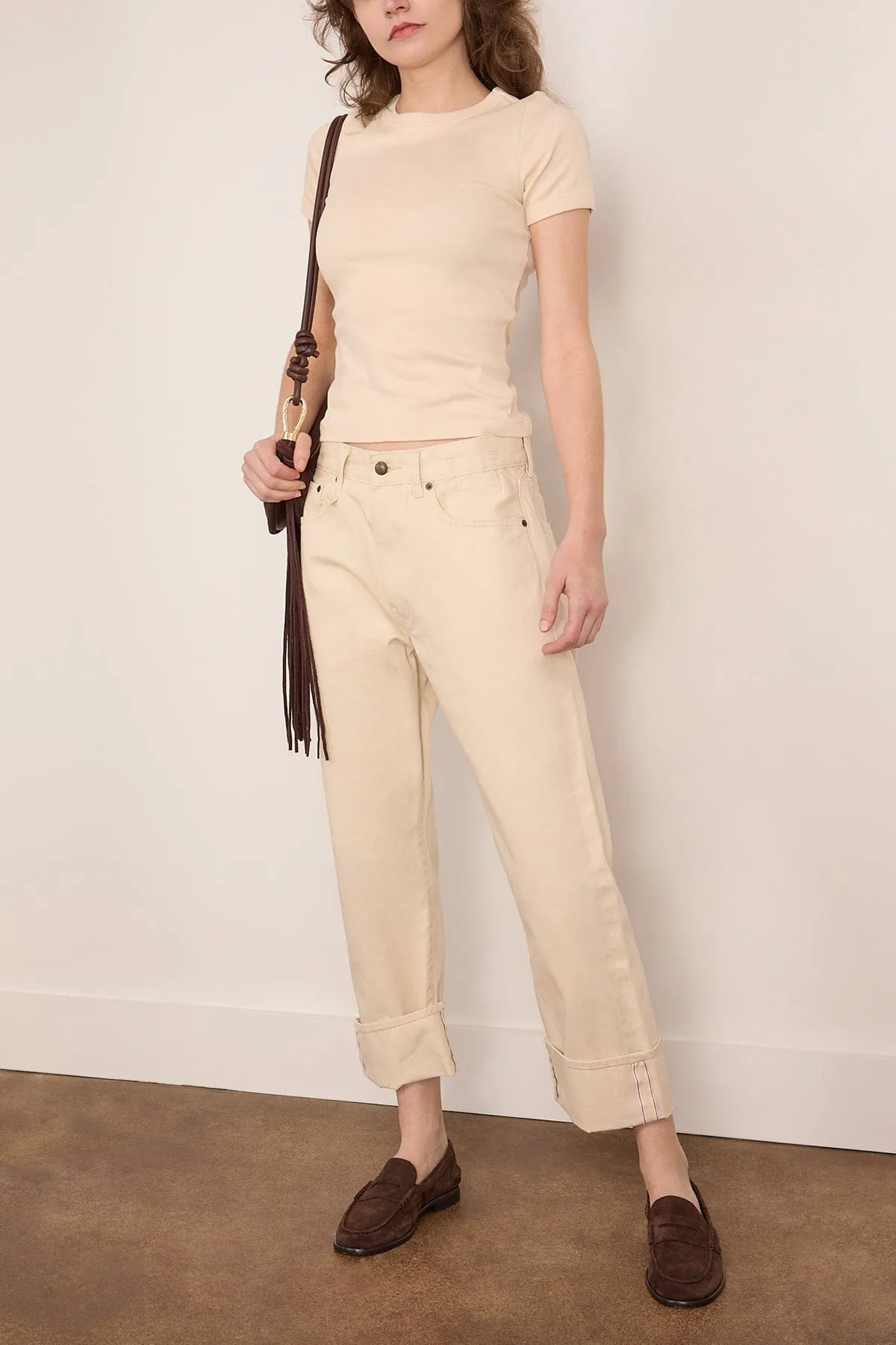 Car Tee in Off White sold by Hampden Clothing product image thumbnail 2