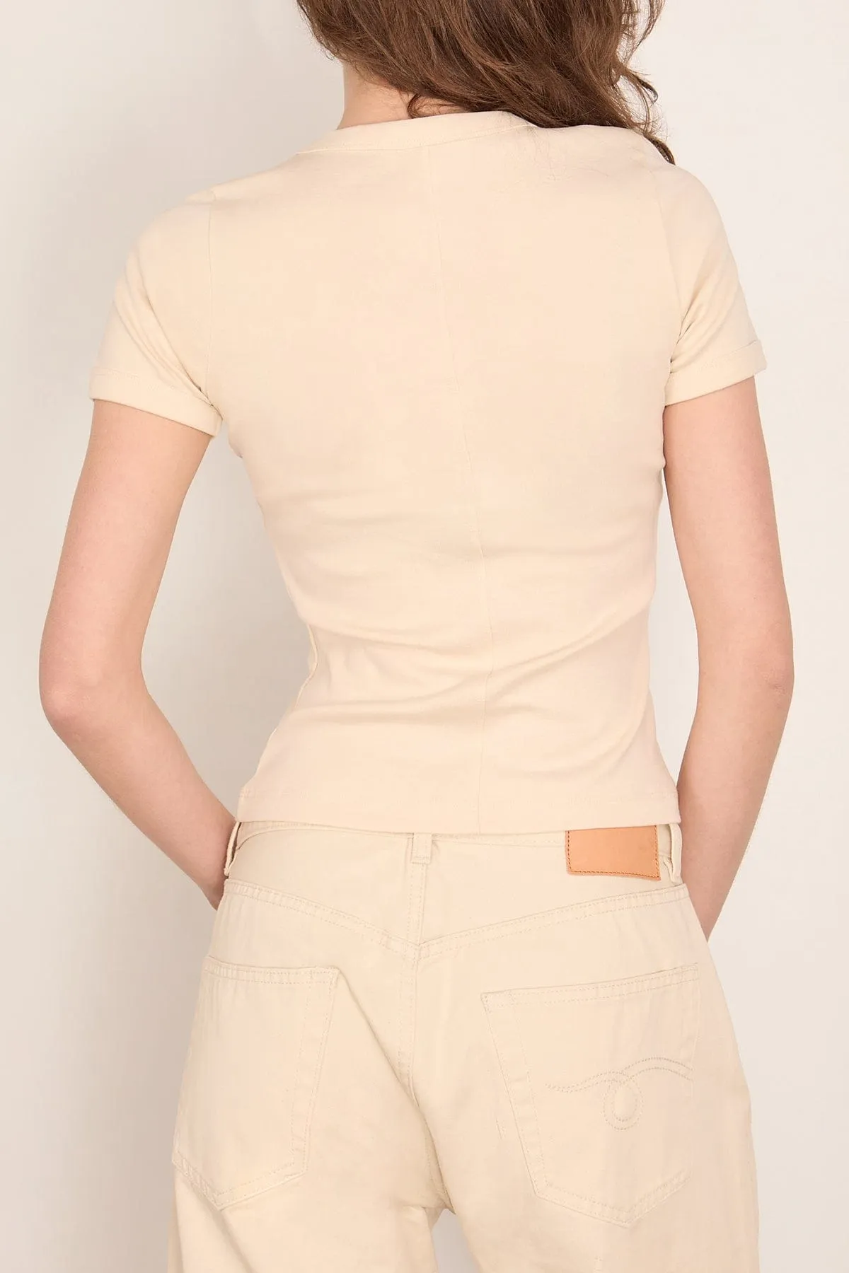 Car Tee in Off White sold by Hampden Clothing product image thumbnail 4