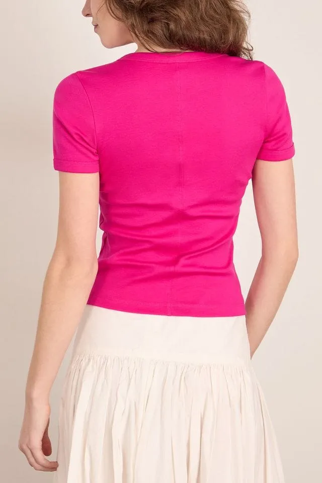 Car Tee in Fuchsia sold by Hampden Clothing product image thumbnail 4